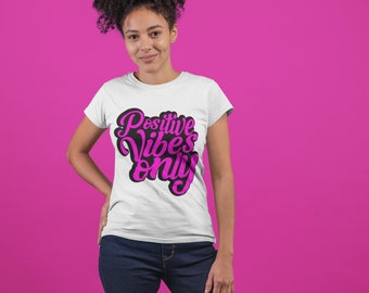 Positive Vibe Only SVG, Vibe png, SVG, tshirt designs, Vinyl shirts, cricut, silhouette, African American, Commericial Use