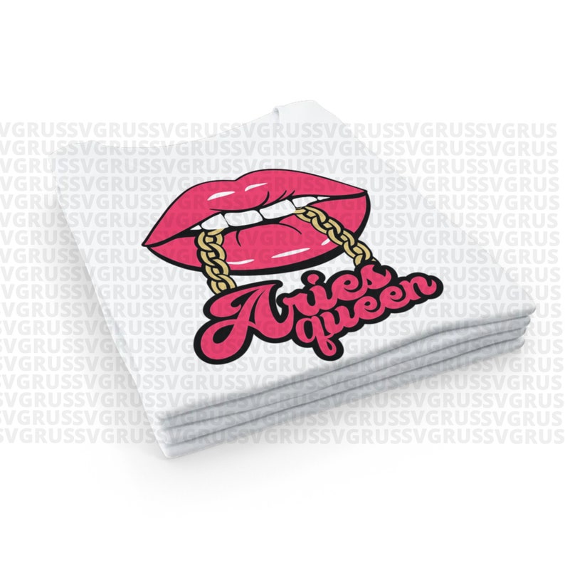 Download Aries Queen Zodiac Lips SVG Birthday svg birthday girl svg | Etsy