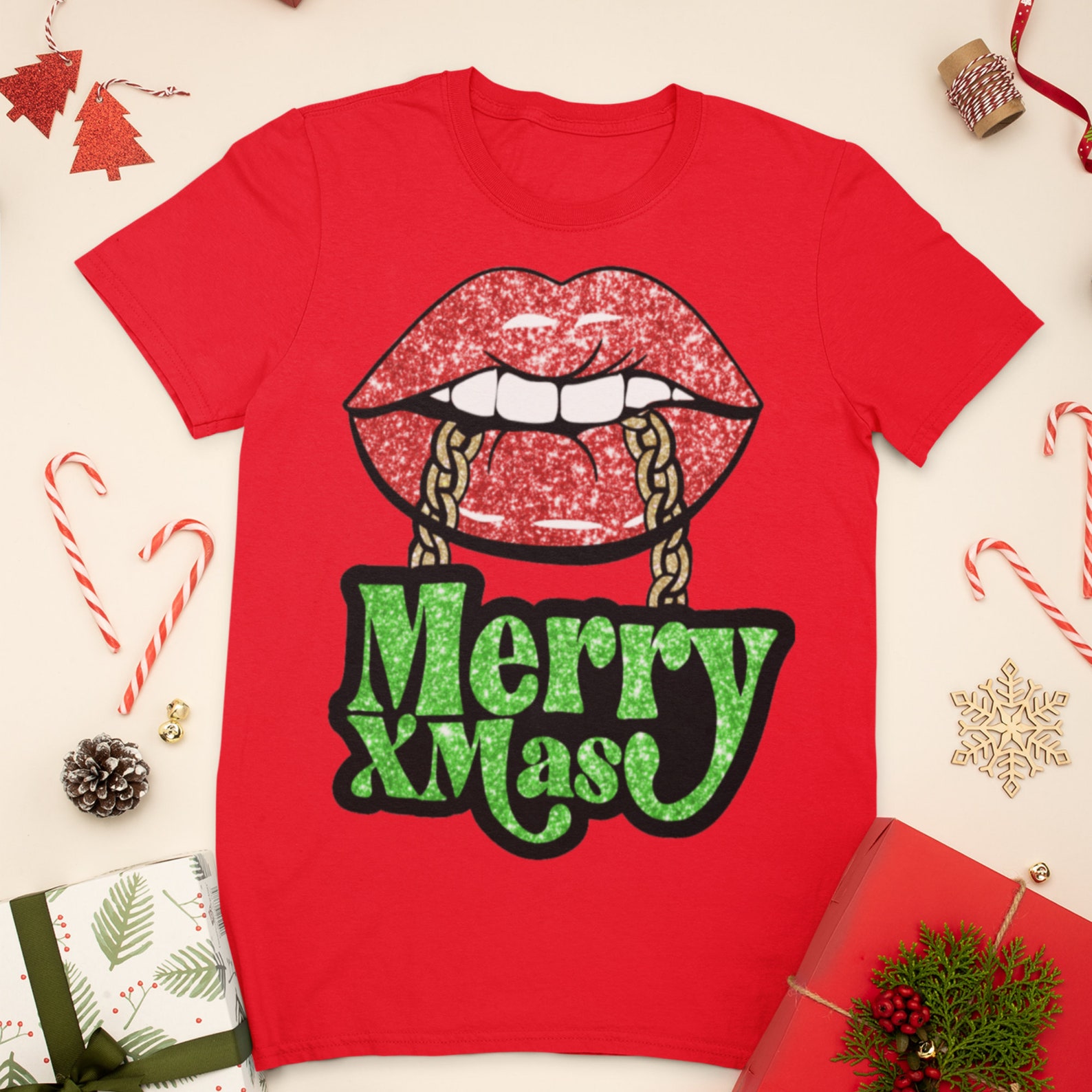 Funny Christmas Chain Text 