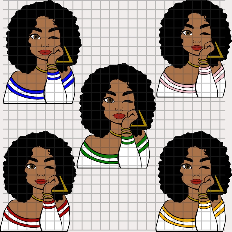 Download Wink Doll SVG Black Woman svg black women svg files for | Etsy