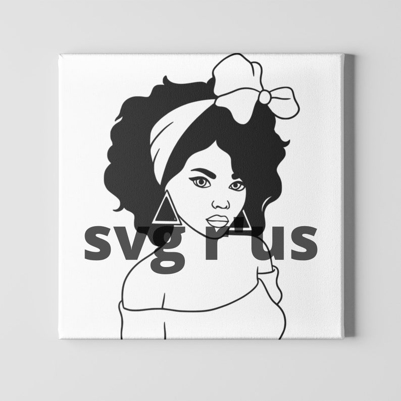 Download Women Outline svg Black Woman SVG Afro Doll svg Afro Woman | Etsy