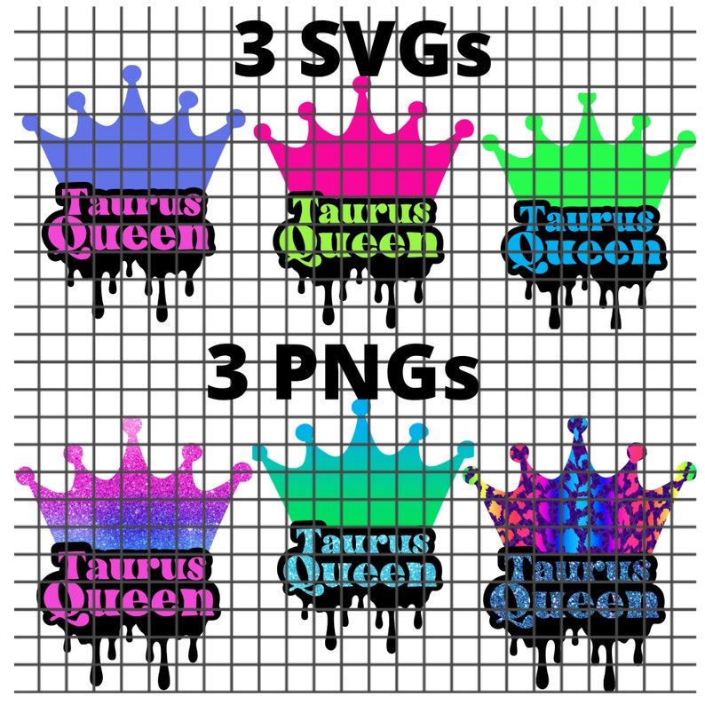 Download Taurus Queen Zodiac SVG Birthday svg birthday girl svg | Etsy