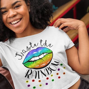 Taste the Rainbow svg, Taste the Rainbow png, Black Owned Business, clipart, vinyl glitter shirt, Cutfiles, cricut designs, African American