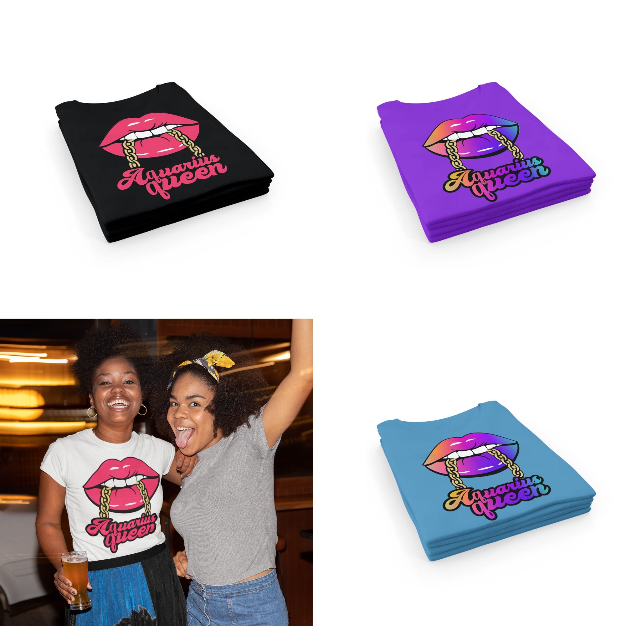 Download Aquarius Queen Zodiac Lips SVG Birthday svg birthday girl ...