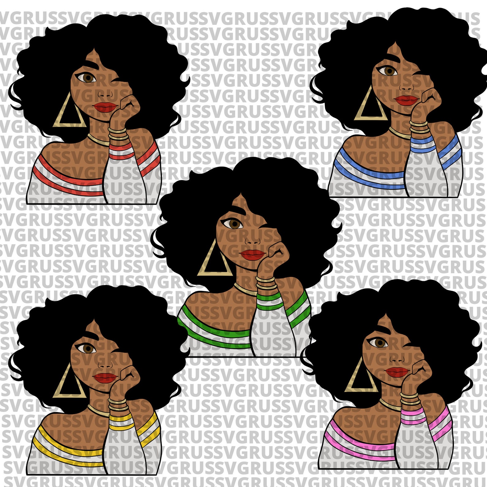 Download Wink Doll SVG Black Woman svg black women svg files for | Etsy