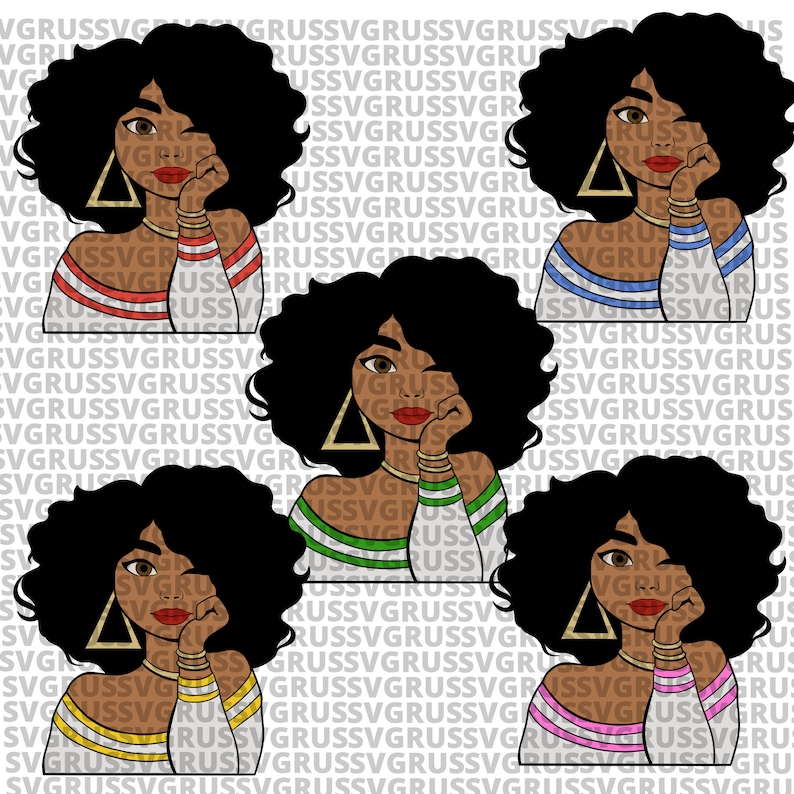 Download Wink Doll SVG Black Woman svg black women svg files for | Etsy