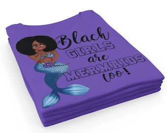 Black Mermaid SVG, Black Girls are Mermaids svg, Black Girl Magic, Black Woman SVG, Cricut Cut Files, Melanin Drip, African American