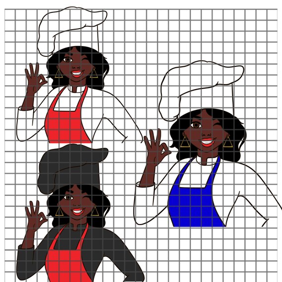 Download Black Woman Chef Svg