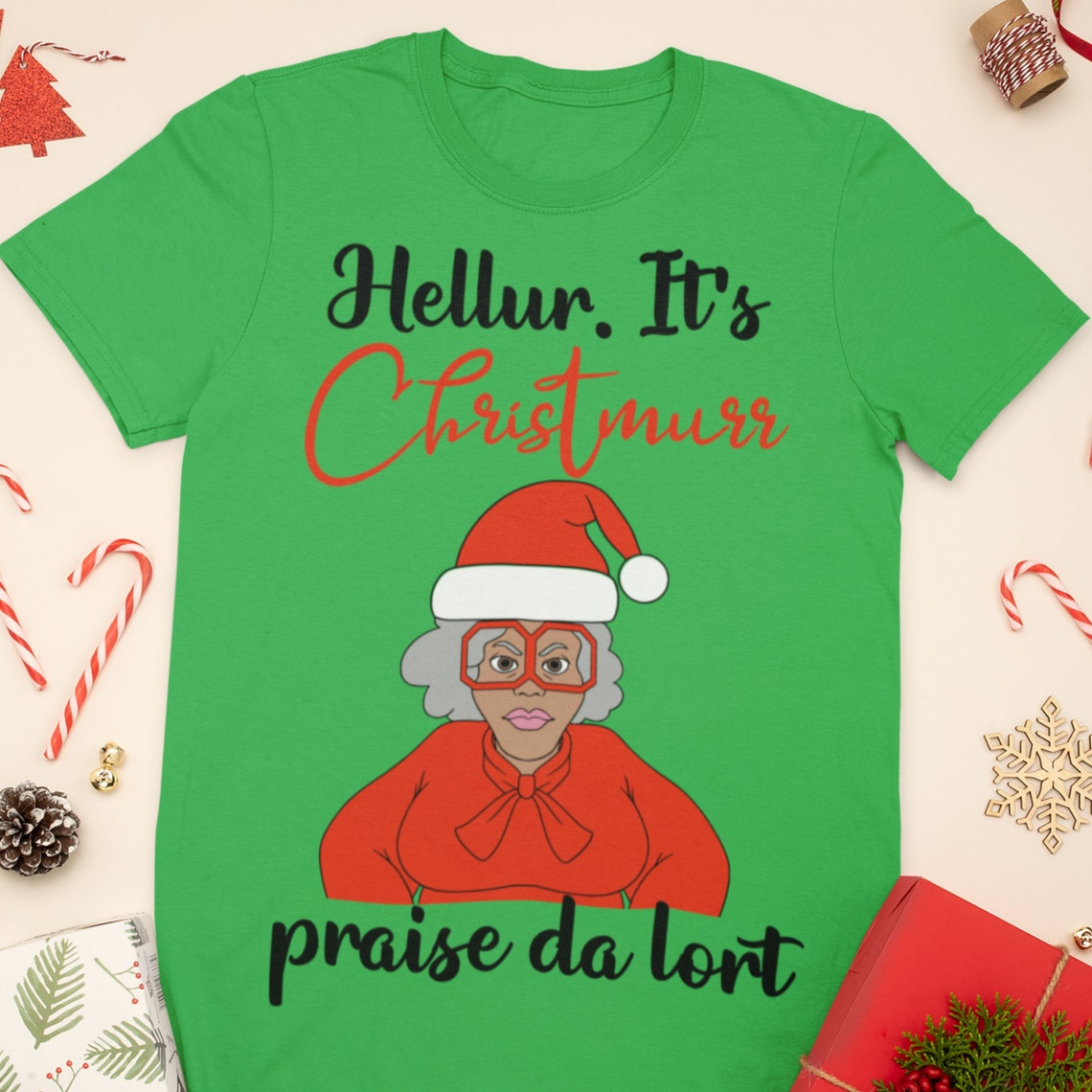 Madea Christmas Svg Madea in Red Christmas Svg Holiday Svg Etsy