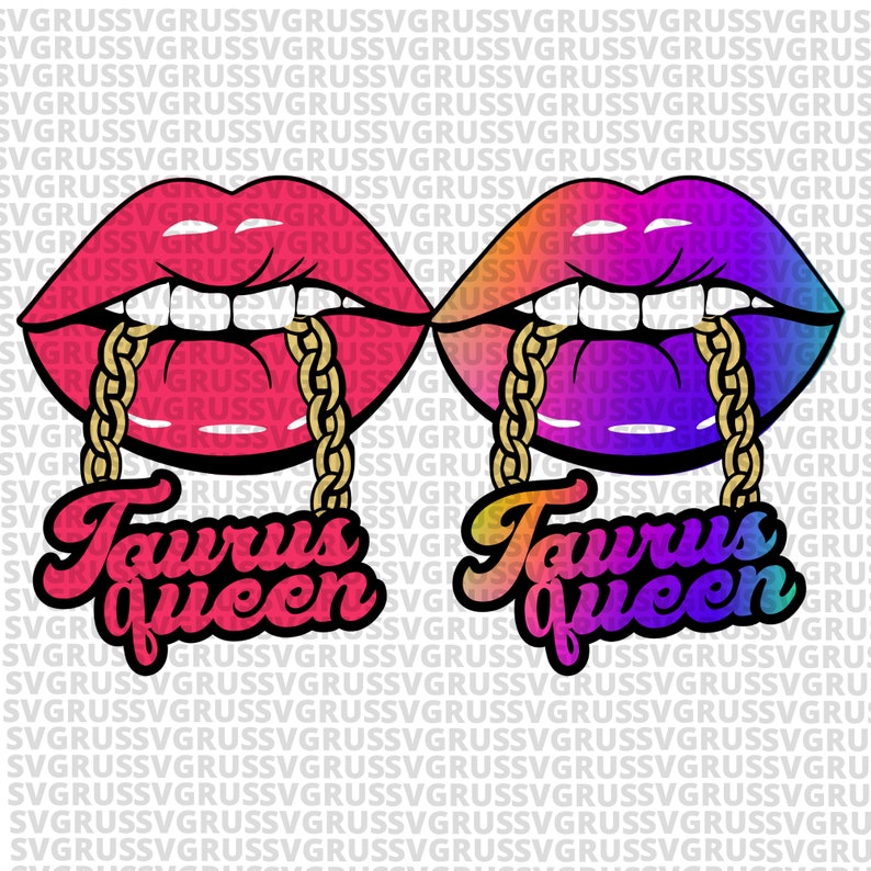 Download Taurus Queen Zodiac Lips SVG Birthday svg birthday girl ...