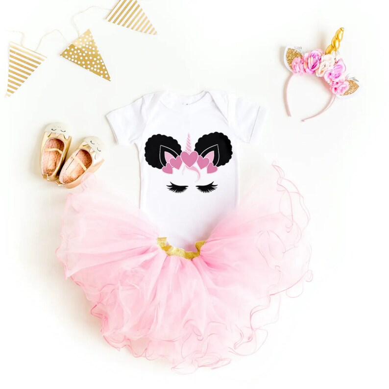 Download Afro Puff Unicorn svg Unicorn Crown Heart svg unicorn svg ...
