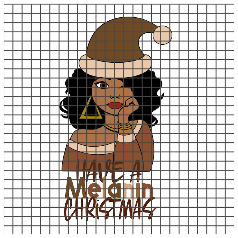Download Melanin Christmass wink Doll svg Christmas svg Holiday | Etsy