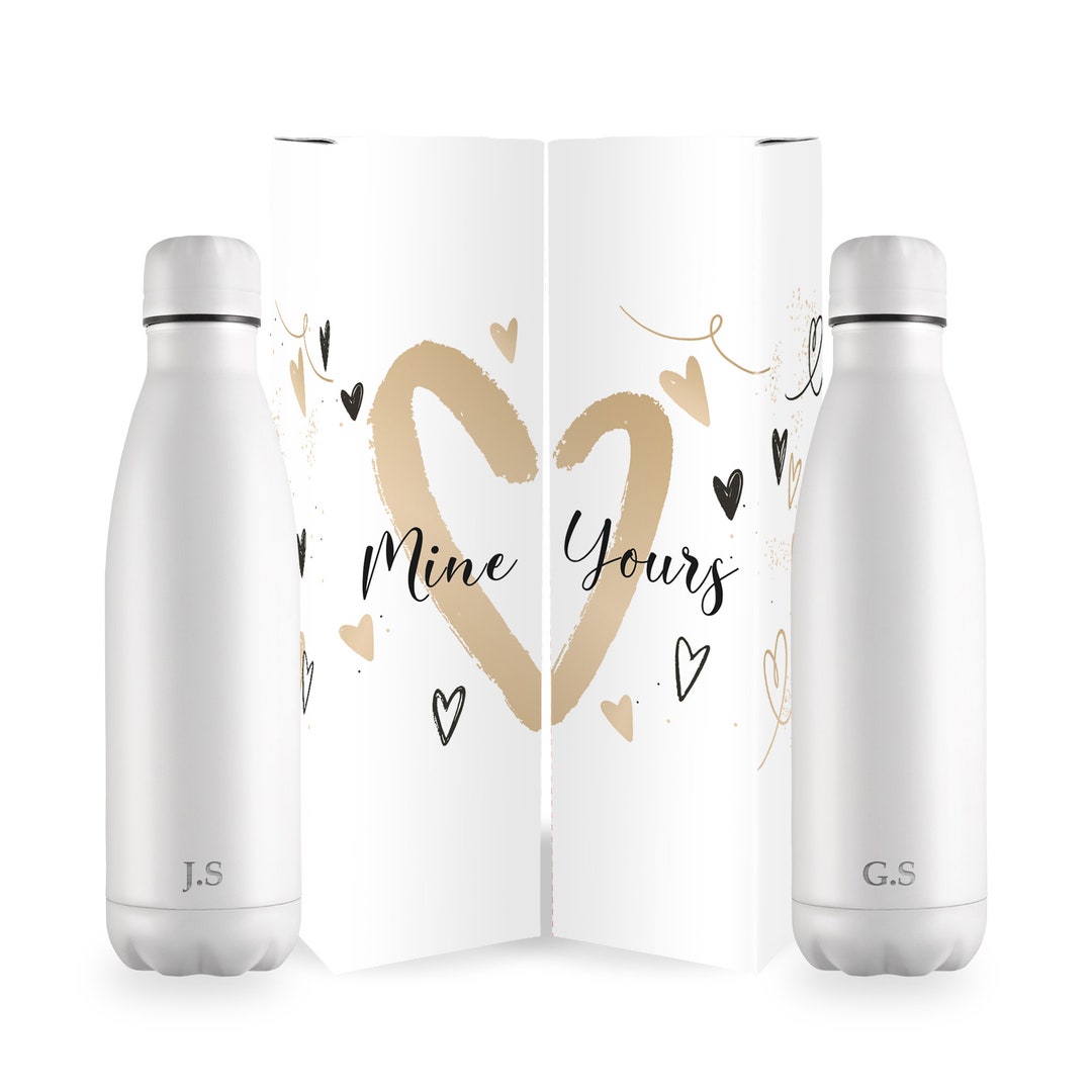 Personalised Water Bottles & Gift Boxes Valentine Gift for Etsy