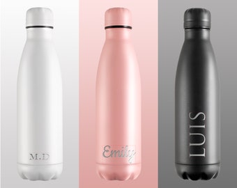 Personalised Water Bottle, Water Bottle, Metal Bottle, Personalize Water Bottle, Drink Bottle, Hot Water Bottle Cover, Bottle