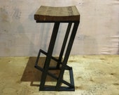 Height 13-40in, 33-99cm wood, metal stool