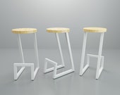 Height 13-40in, 33-99cm wood, metal stool