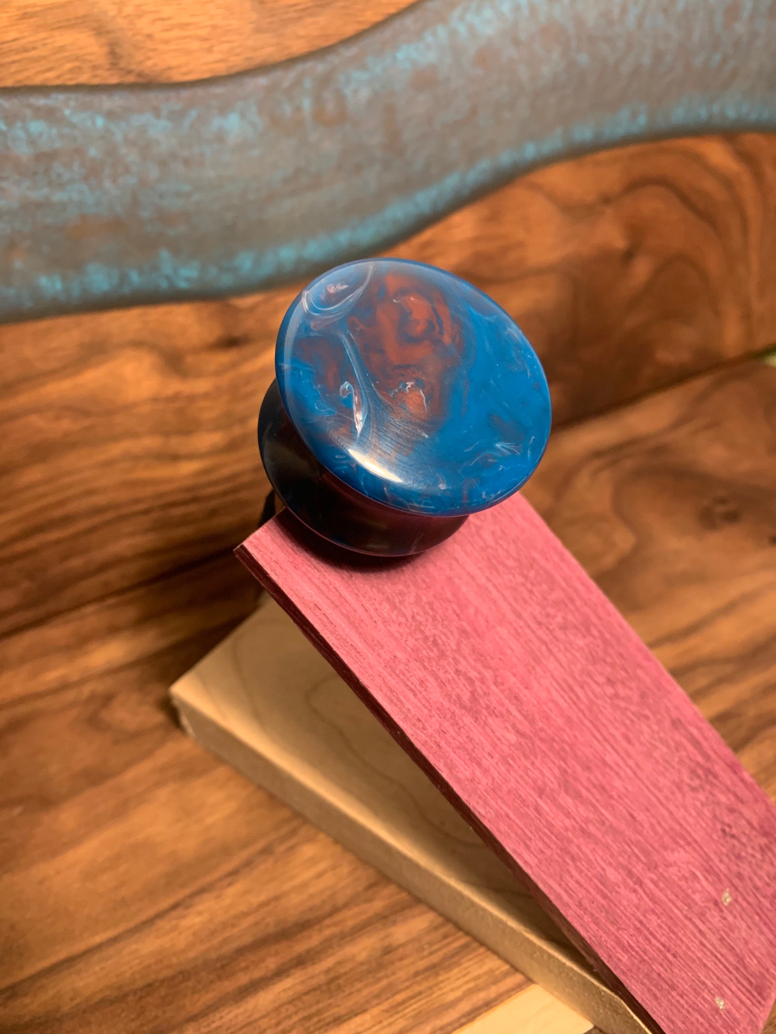 Hand Turned Resin Bottle Stopper Etsy Ireland