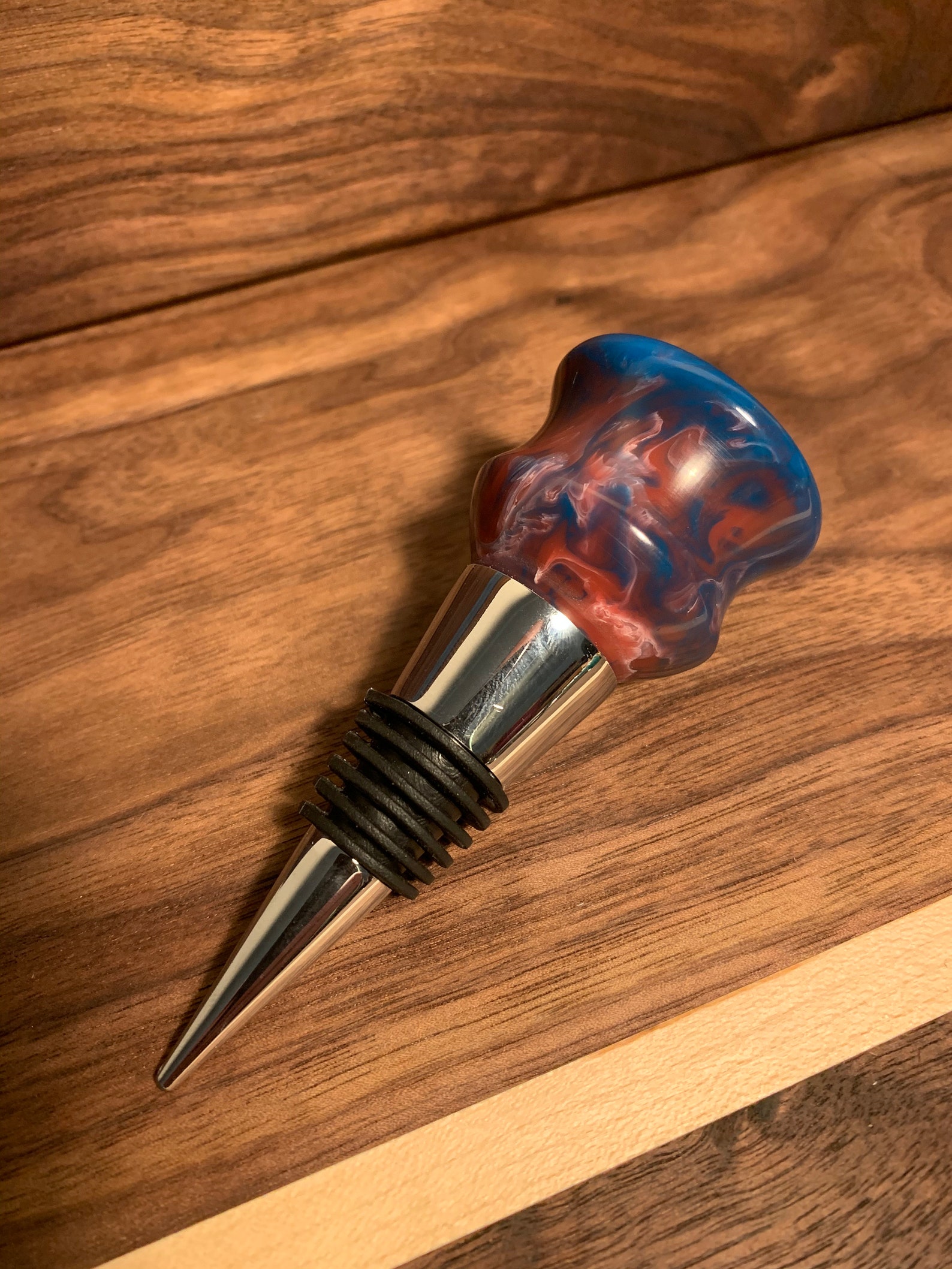 Hand Turned Resin Bottle Stopper Etsy Ireland