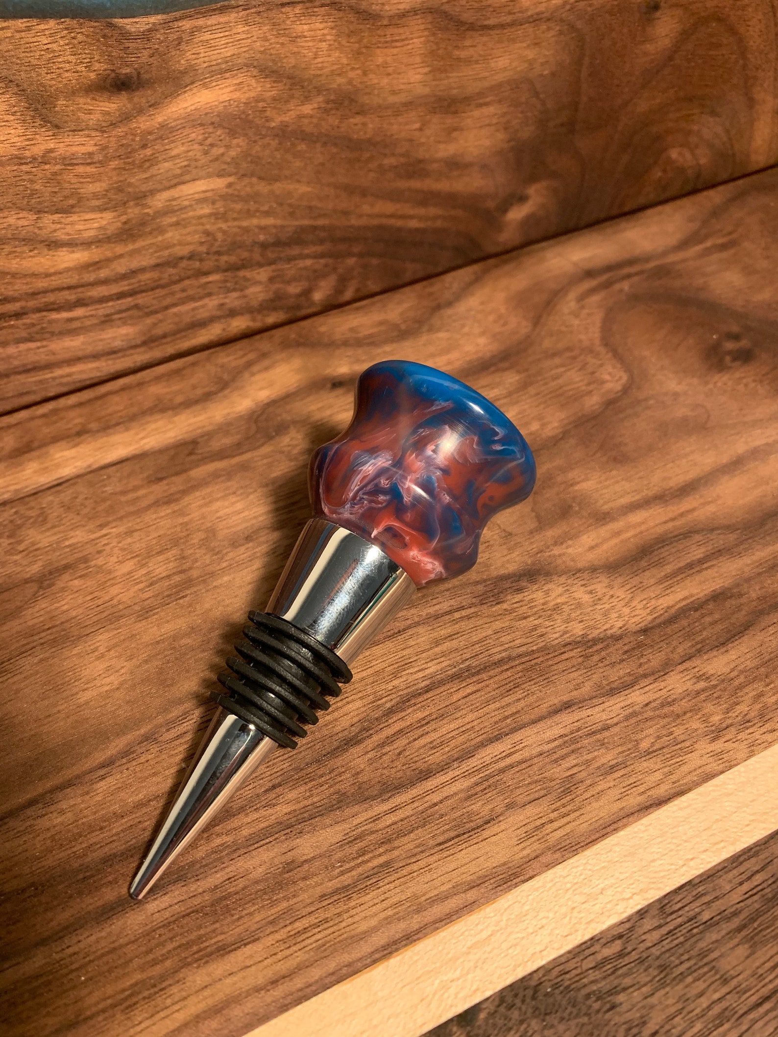 Hand Turned Resin Bottle Stopper Etsy Ireland