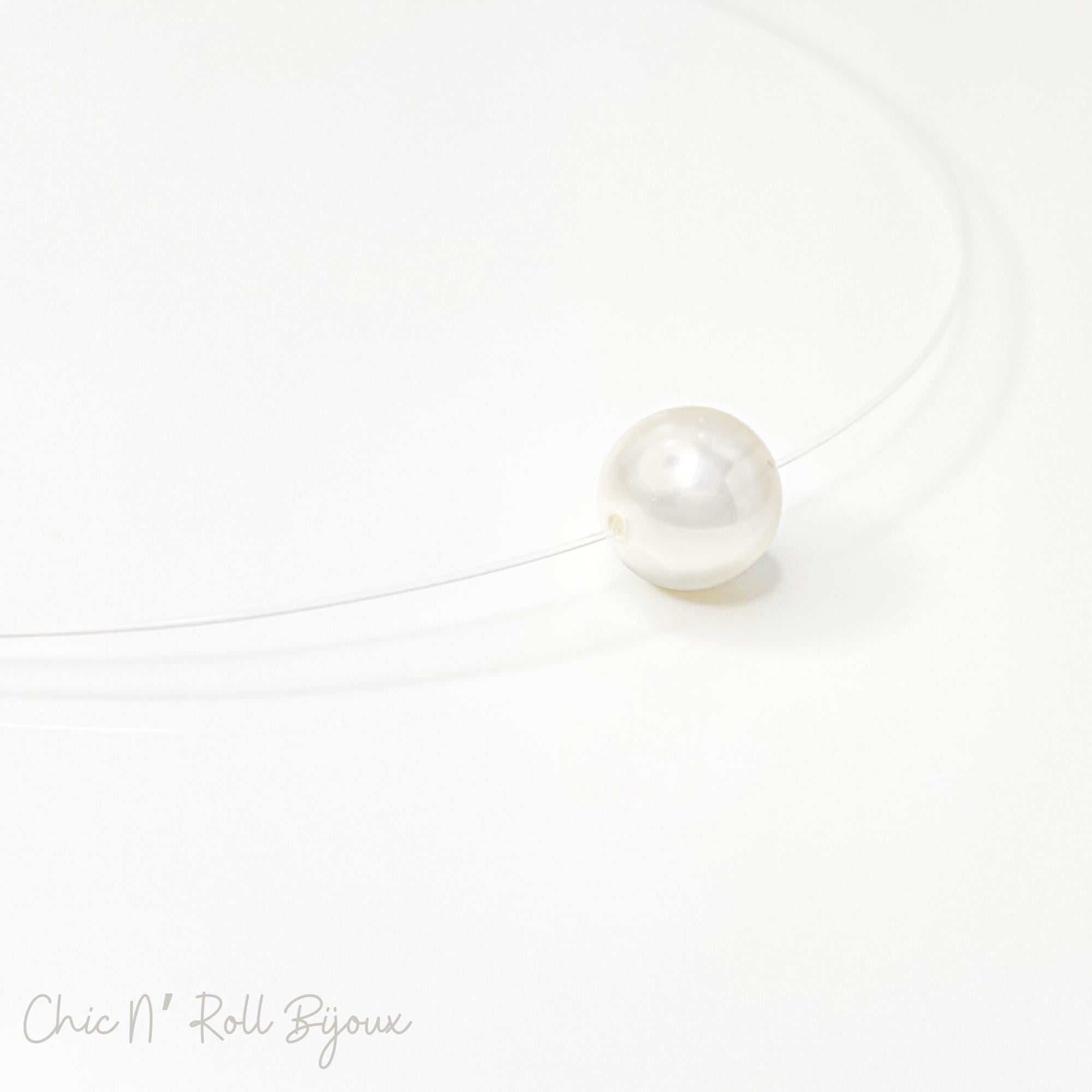 Collana Girocollo Con Strass E Castoni Donna, Bianco | Milano - Foto 10