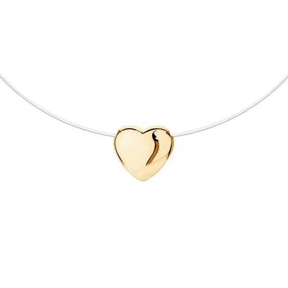 Invisible necklace with pendant deals