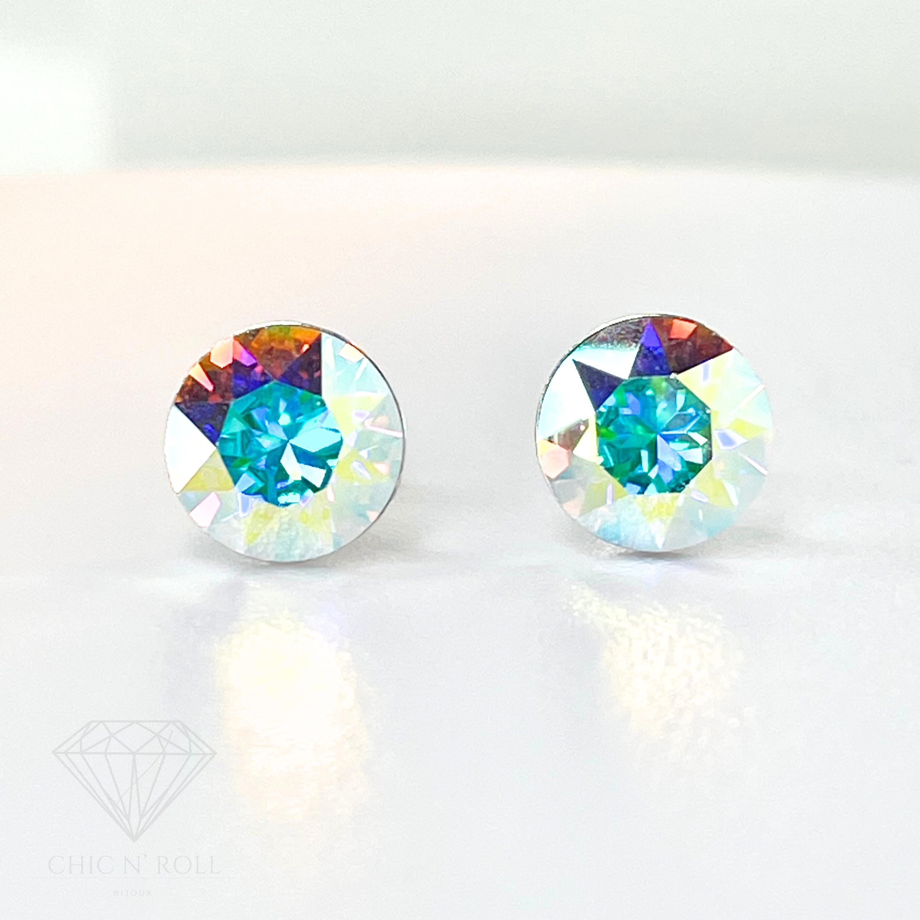 Anello Helios Con Cristallo Austriaco Aurora Borealis – Argento 925 Swarovski Elements