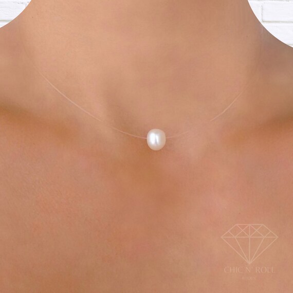 Invisible choker hotsell necklace
