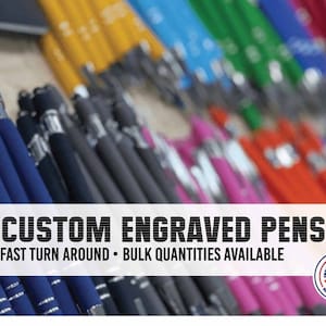 Custom Pens Engraved With Your Info. Premium Pens With Stylus Pen End. Free Shipping, Personalized Real Estate Marketing!