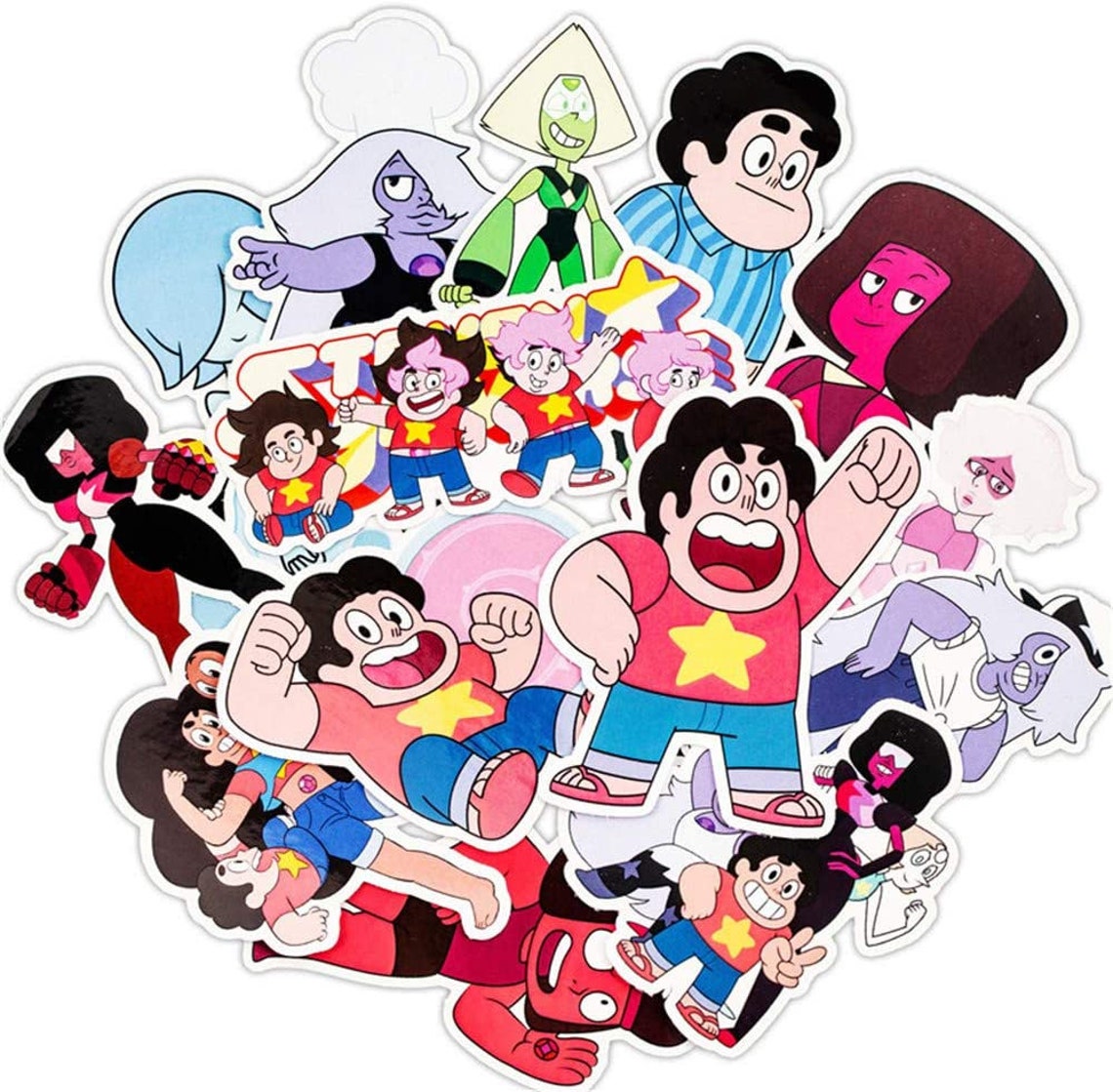 STEVEN UNIVERSE Cartoon Stickers A Laptop Skateboard Vinyl Etsy