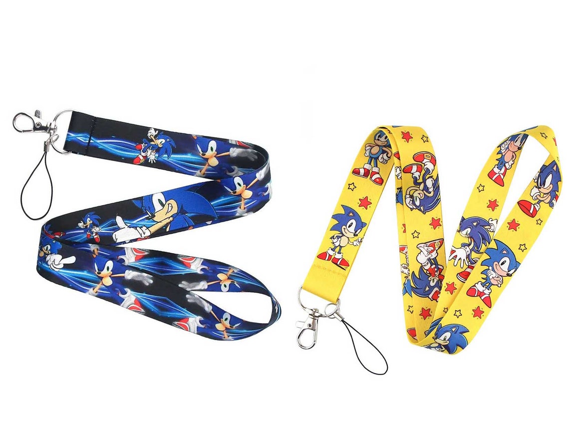 sonic the hedgehog lanyard