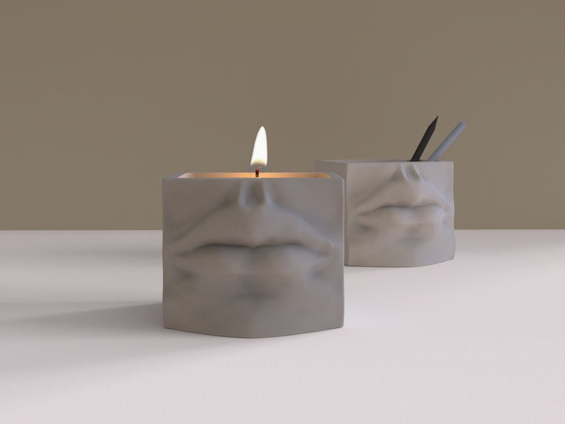 Silicone New Creative Candle Vessel Molds Concete Planter Etsy