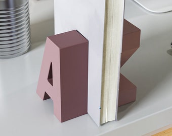 Cement Mold for Bookends Capital Letters A and Z Silicone Mold for Casting with Resin, Concrete,Cement for Bookends, Shelf and Table Decor