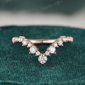 Custom shaped wedding band best sale