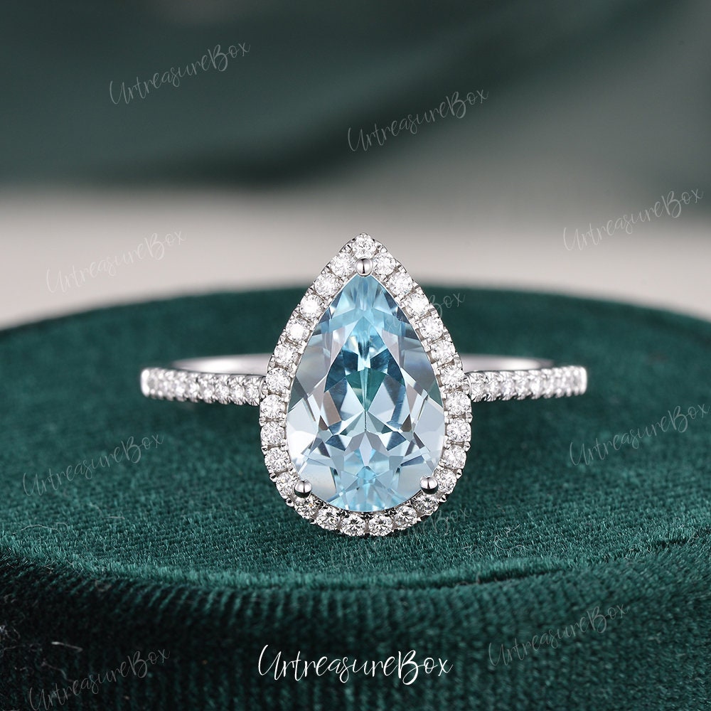 3ct aquamarine ring deals