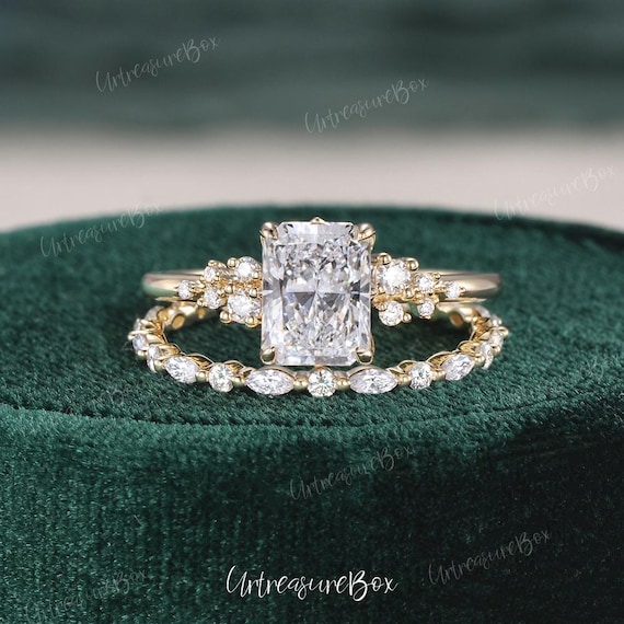 Anillo De Boda 375/585/750 De Oro Amarillo Auténtico, Para Mujer Con