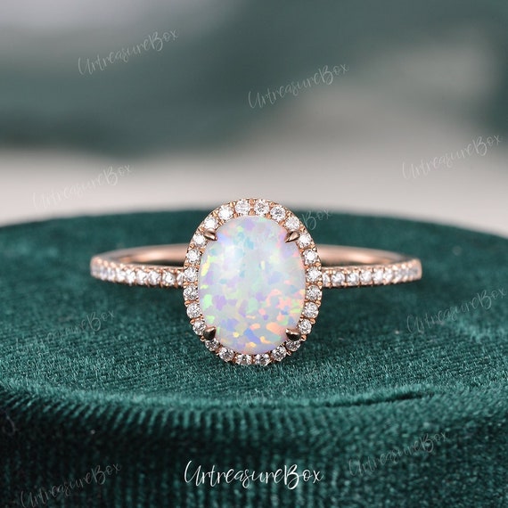 Seeds of Tomorrow Australian Opal Ring | Sapphire and Opal Ring | NIXIN