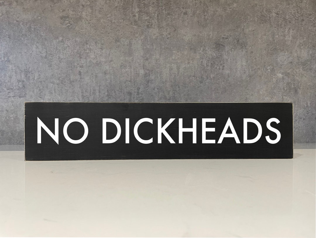 No dick heads allowed sticker Funny JDM honda race car truck drunk window decal