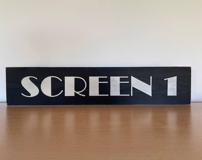 SCREEN 1  -  Vintage Style Wooden Sign | for home/bedroom/living room/lounge