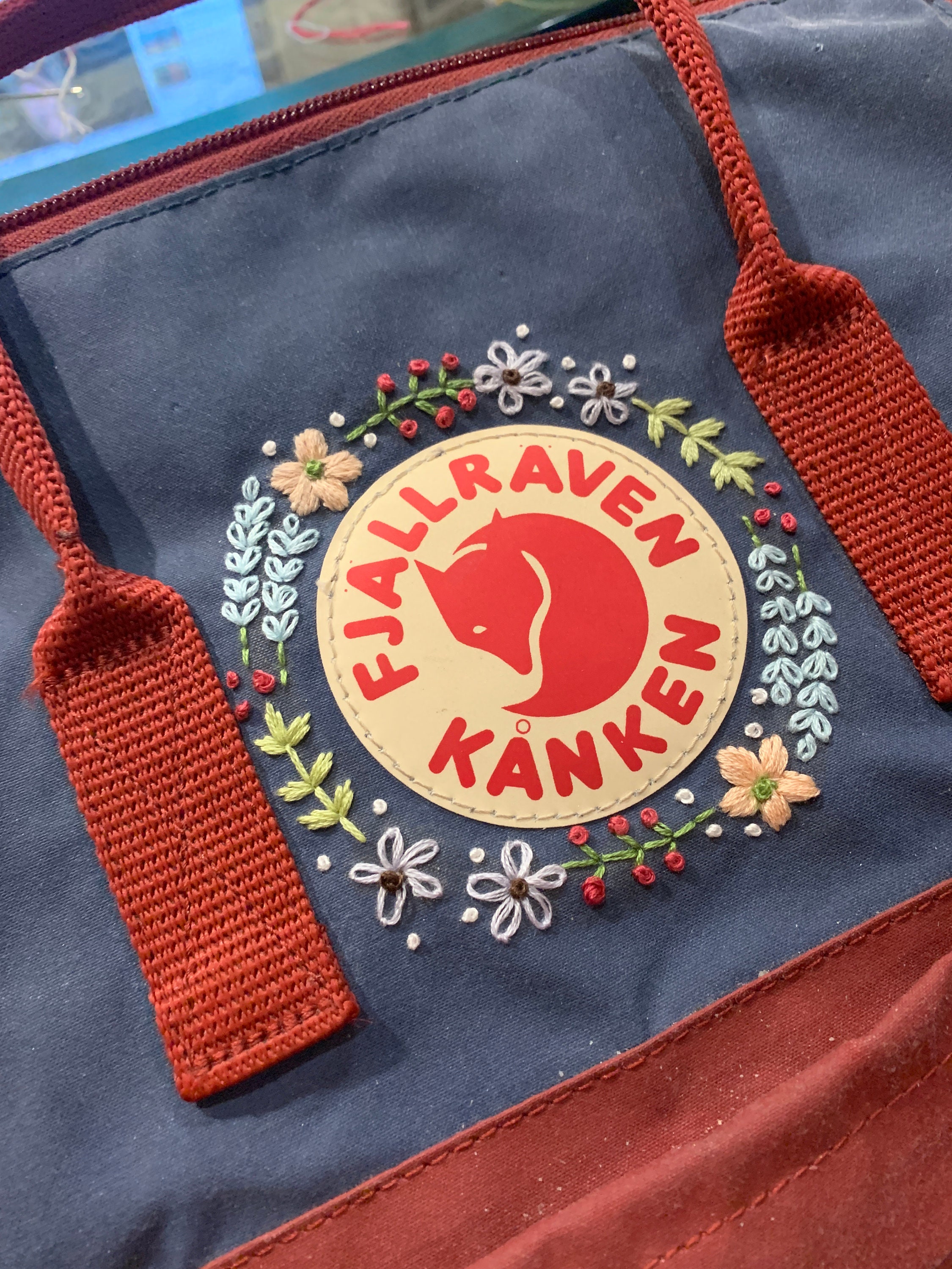 Custom Kanken Embroidery send me your bag Etsy