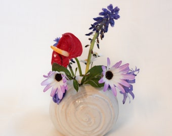 Blumenkugel "Schnecke" , Vase, Väschen,