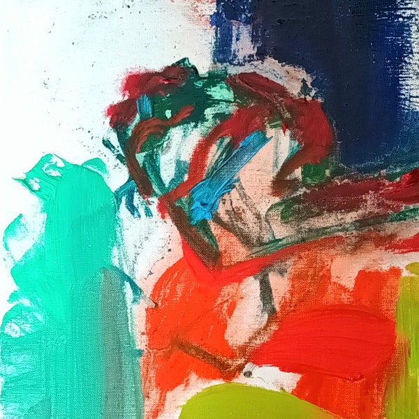 antypersona [33x30 cm] abstrakcyjny obraz olejny na płótnie/abstracte olieverfschilderijen