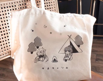 Yuru Camp Canvas Tote Bag