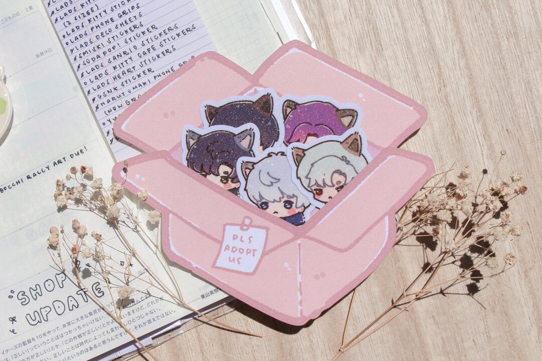 Love and Deepspace Meow's Time Kitty Butler Sticker Pack - Etsy
