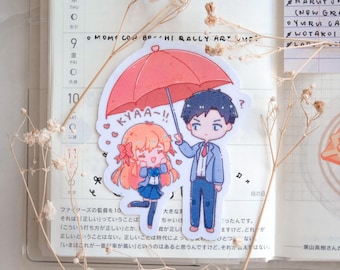 Gekkan Shoujo Nozaki Kun (Monthly Girls' Nozaki Kun) Glitter Vinyl Sticker