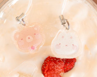 peeachuu Mascots Mini Acrylic Phone Strap