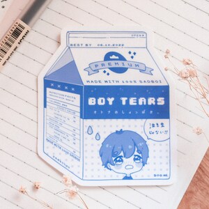 Pegatina de vinilo de lágrimas de niño