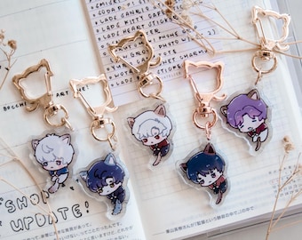 Love and Deepspace Meow's Time Kitty Butler Charms