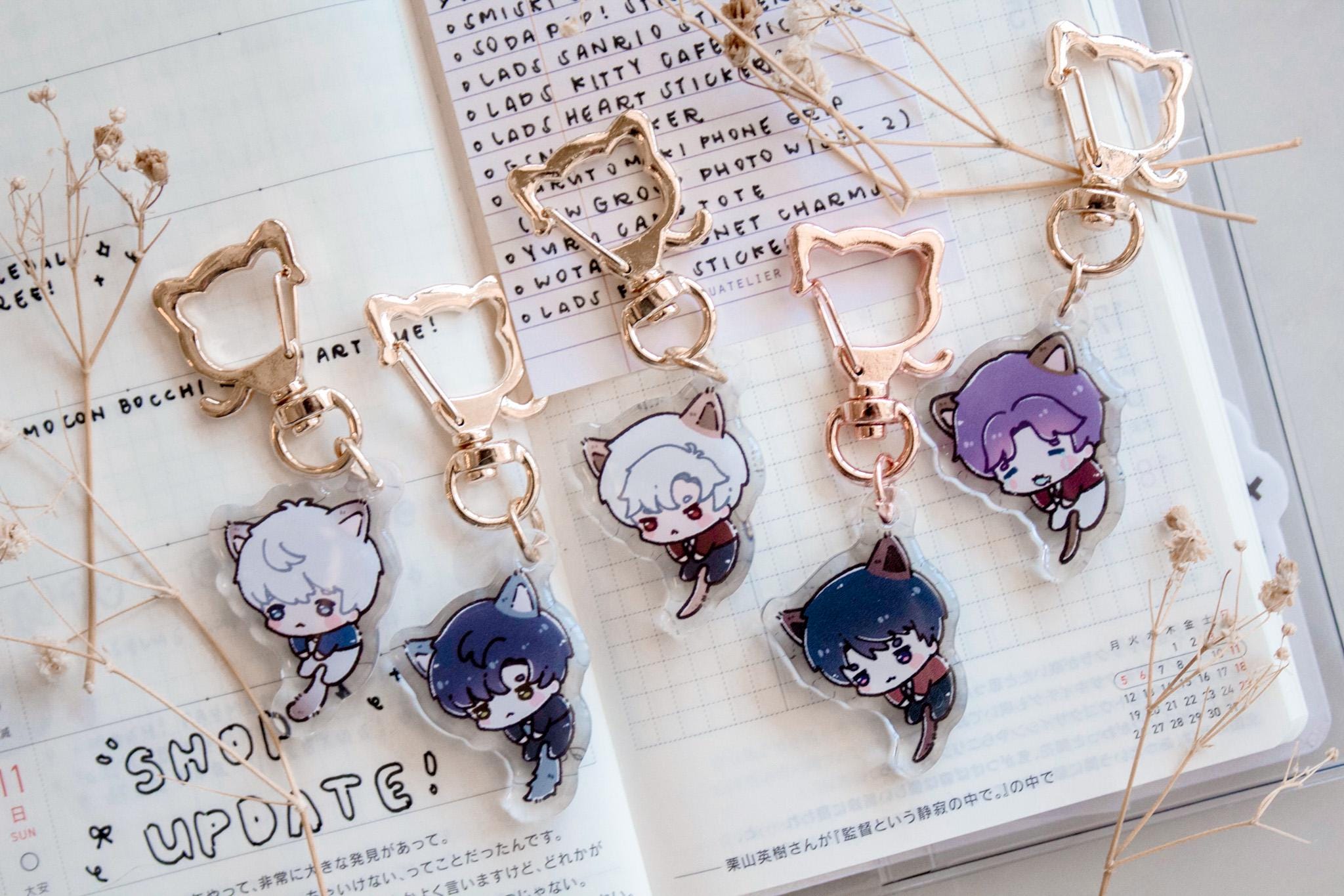 Love and Deepspace Meow's Time Kitty Butler Charms - Etsy
