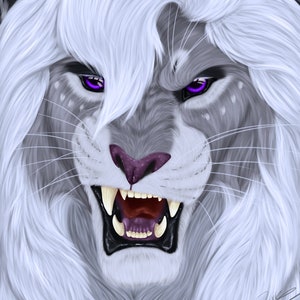 Headshot Commission Digital Art Furry Anthro RPF PBF Animal Head