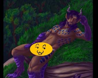 NSFW Fullbody Commission Arte Digital Furry Anthro RPF PBF Animal Head